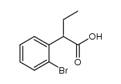 α-ethyl-2-bromophenylacetic acid Structure