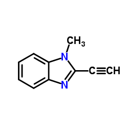 2-ETHYNYL-1-METHYL-1H-BENZOIMIDAZOLE structure