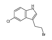 1H-INDOLE,3-(2-BROMOETHYL)-5-CHLORO-结构式