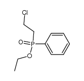 ethyl β-chloroethlphenylphosphinate结构式