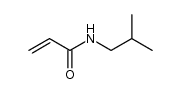 N-(2-methylpropyl)prop-2-enamide结构式