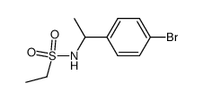 N-(1-(4-Bromophenyl)ethyl)-N-ethylsulfonylamine结构式