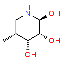 2,3,4-Piperidinetriol,5-methyl-,(2S,3R,4R,5R)-(9CI)结构式