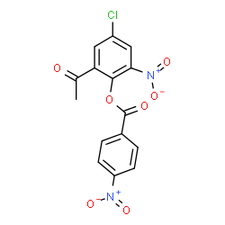 ETHANONE, 1-[5-CHLORO-3-NITRO-2-[(4-NITROBENZOYL)OXY]PHENYL]- picture