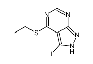 4-Ethylthio-3-iodopyrazolo[3,4-d]pyrimidine结构式