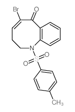 1-Benzazocin-6(1H)-one,5-bromo-2,3-dihydro-1-[(4-methylphenyl)sulfonyl]- Structure