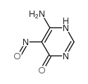 4(1H)-Pyrimidinone, 6-amino-5-nitroso- (9CI)结构式
