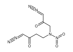 1,8-Bisdiazo-4-nitro-4-azaoctan-2,7-dion结构式