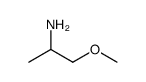 1-methoxypropan-2-amine结构式