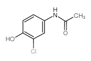 N-(3-Chloro-4-hydroxyphenyl)acetamide structure