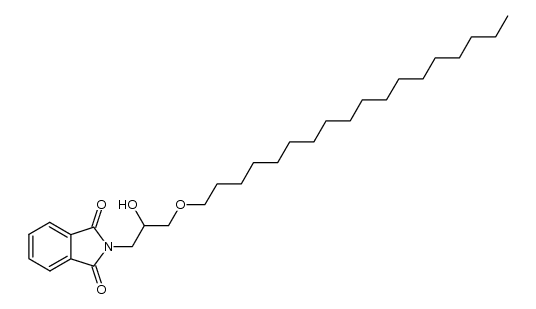 N-(2-hydroxy-3-stearyloxypropyl)phthalimide Structure