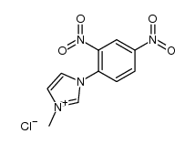 chlorure de methyl-1 (dinitro-2,4 phenyl)-3 imidazolium Structure