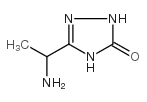 5-(1-Amino-ethyl)-2,4-dihydro-[1,2,4]triazol-3-one Structure
