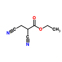 ethyl 2,3-dicyanopropanoate Structure