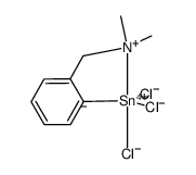 (2-(N,N-dimethylaminomethyl)phenyl)SnCl3 Structure