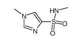 N,1-dimethyl-1H-imidazole-4-sulfonamide结构式