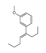 1-methoxy-3-oct-4-en-4-ylbenzene Structure