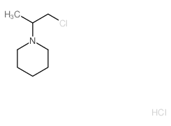 1-(2-Chloro-1-methylethyl)piperidine hydrochloride Structure