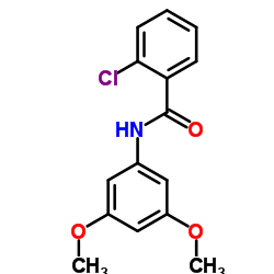 2-Chloro-N-(3,5-dimethoxyphenyl)benzamide Structure