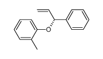 (R)-(-)-1-phenyl-1-(2-methylphenoxy)-2-propene结构式