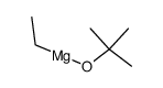 Ethylmagnesium-tert-butylalkoholat Structure