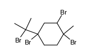 1,2,4,8-tetrabromo-p-menthane Structure