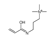 trimethyl-[3-(prop-2-enoylamino)propyl]azanium结构式