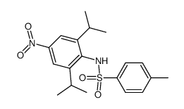 N-(2,6-diisopropyl-4-nitrophenyl)-4-methylbenzenesulfonamide Structure