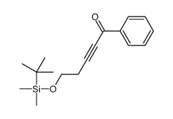 5-[tert-butyl(dimethyl)silyl]oxy-1-phenylpent-2-yn-1-one Structure