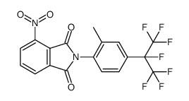 2-(2-methyl-4-(perfluoropropan-2-yl)phenyl)-4-nitro-isoindoline-1,3-dione结构式