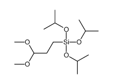 3,3-dimethoxypropyl-tri(propan-2-yloxy)silane结构式