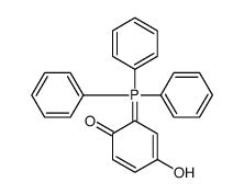 4-hydroxy-6-(triphenyl-λ5-phosphanylidene)cyclohexa-2,4-dien-1-one结构式