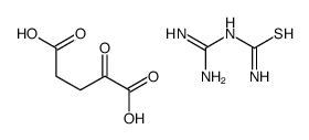 diaminomethylidenethiourea,2-oxopentanedioic acid Structure