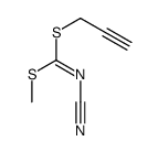 METHYL PROP-2-YNYL CYANOCARBONIMIDODITHIOATE structure