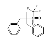 [2-methyl-3-phenyl-2-(trifluoromethylsulfonyl)propyl]benzene结构式