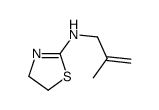 2-Thiazolamine,4,5-dihydro-N-(2-methyl-2-propenyl)-(9CI) Structure
