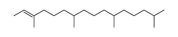 3,7,11,15-tetramethyl-2-hexadecene Structure