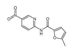 2-Furancarboxamide,5-methyl-N-(5-nitro-2-pyridinyl)-(9CI) structure
