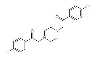 Ethanone,2,2'-(1,4-piperazinediyl)bis[1-(4-chlorophenyl)- picture