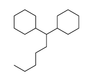 1,1'-Hexylidenedicyclohexane Structure