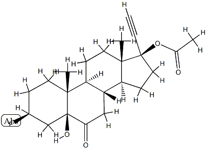 (17R)-17-(Acetyloxy)-3β-fluoro-5-hydroxy-5β-pregn-20-yn-6-one picture