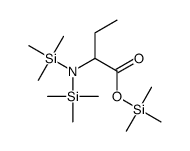 2-[Bis(trimethylsilyl)amino]butyric acid trimethylsilyl ester结构式