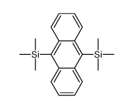 trimethyl-(10-trimethylsilylanthracen-9-yl)silane Structure