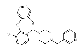 1-(1-chlorobenzo[b][1]benzoxepin-5-yl)-4-(pyridin-3-ylmethyl)piperazine结构式