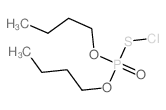1-(butoxy-chlorosulfanyl-phosphoryl)oxybutane结构式