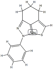 2,6,7,8-Tetrahydro-2-phenyl[1,2]dithiolo[4,5,1-hi][1,2,3]benzothiadiazole-3-SIV结构式