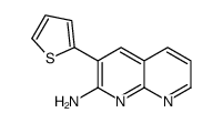 3-thiophen-2-yl-1,8-naphthyridin-2-amine Structure