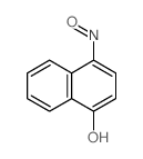 1-Naphthalenol,4-nitroso- structure