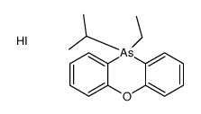 10-ethyl-10-propan-2-ylphenoxarsinin-5-ium,iodide Structure