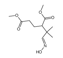 2-(2-hydroxyimino-1,1-dimethyl-ethyl)-pentanedioic acid dimethyl ester结构式